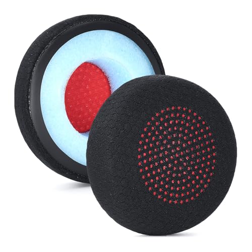 Dasbsug Auriculares permanentes, colchones, tres ruedas, uso extendido, resaltando contra el plan de deslizamiento y almohadilla de repuesto para auriculares de absorción de sonido