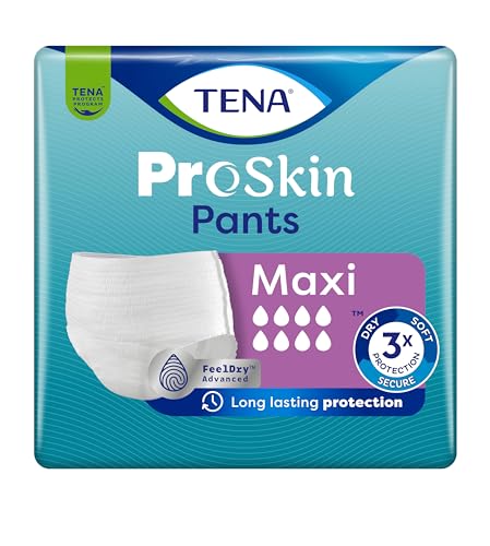 TENA Pants Maxi Medium ConfioFit - Pantalones desechables (10 unidades)