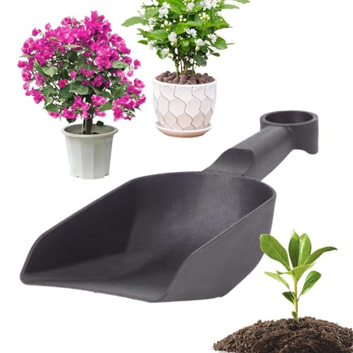 Pala de jardín | Cuchara de jardinería Gruesa y Resistente, Paleta de Mano con Agarre cómodo, Pala de alimentación Grande y Ligera para trasplantar, Plantar, Cultivar, Pala de Mano de jardín
