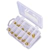 JEGS Carburetor Jet Kit | Compatible With Gasoline | Includes One Pair Each of 70-80 Sizes And Storage Case | 1/4-32 Thread
