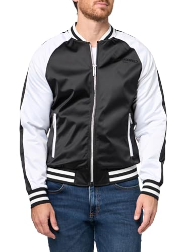 Blouson aviateur zippé KARL LAGERFELD style urbain quotidien