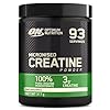 Optimum Nutrition Creatina Monoidrata Micronizzata in Polvere, Creatina Pura al 100% - Integratore per Migliorare Forza e Performance Muscolare, Pre e Post Workout, Senza Aroma, 317 g (93 Porzioni)