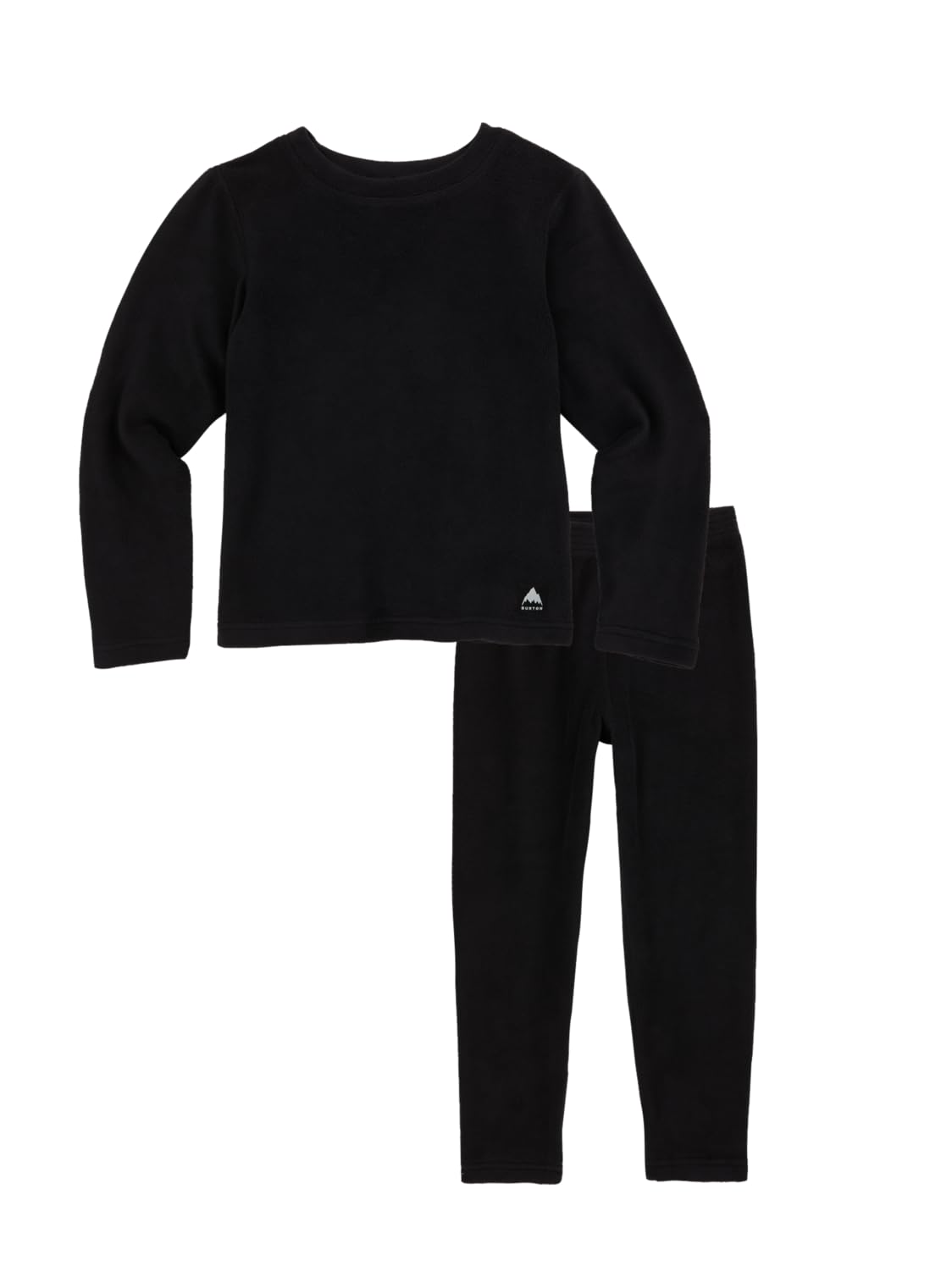 Burton Kids' Toddlers' Fleece Base Layer Set, True Black, 5