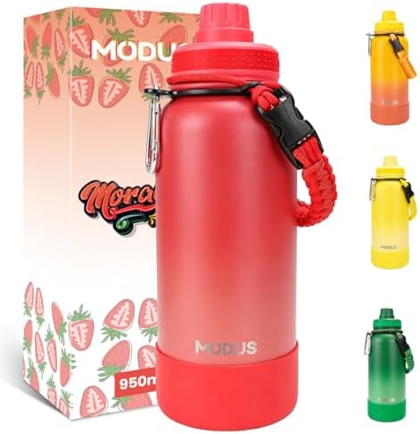 MODUS Garrafa Térmica 950ml Esportiva de Aço Inoxidável com Isola...