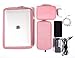 dealcase Electronic Accessories Organizer, Durable Small Electronics Accessories Storage Bag Compatible Laptop Charger Various USB,Cables,Cords and Power Travel Gadget Carry Bag,Pink(Small+Big)