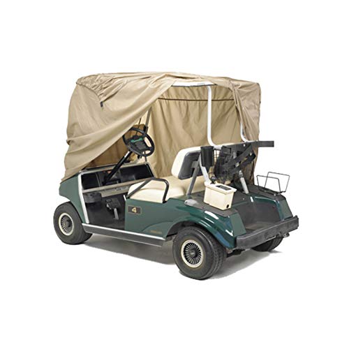 Eevelle Greenline 2 Passenger Golf Cart Storage Covers - Universal Slip-On Fit, For Ez-Go, Yamaha, Club Car - Waterproof, Sun Protection, Heavy Duty #TOP1