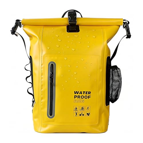 Image of Waterproof Dry Bag 25L Floating for Kayaking Boating Paddle Boarding | Roll-Top Seal Lightweight & Adjustable Shoulder Straps IPX7 Waterproof Backpack For Fishing, Hiking,
