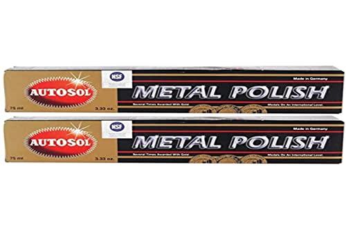 Autosol Metallpolitur Chromglanz Chrompolitur 75 ml, 2 Stück