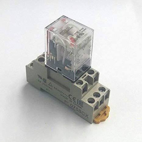 MORON Single Pole Double Throw Relay, Standard Power Supply, DPDT (Red/Black) (B0D5JDKWZW) Amazon Price History, Amazon Price Tracker