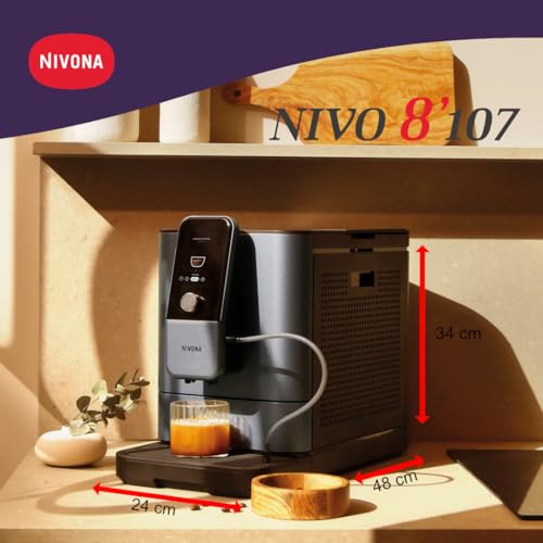 Image of Nivona Fully automatic coffee machine NIVO8'107 NIVO 8107 in pearl blue new with Chilled Brew
