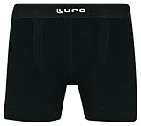 Cueca Boxer, Lupo, Masculino, Black, M
