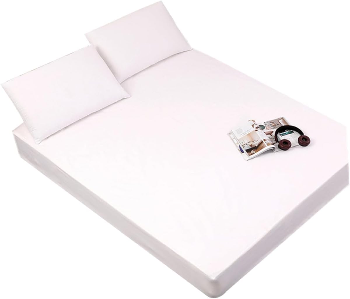 Nursing Pad Mattress Protector Fitted Mattress Cover Soft Breathable Machine Washable Bed Pad for Elderly Incontinence Protection