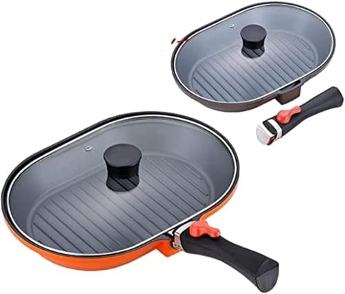 Amazon｜魚焼きグリル 着脱式ハンドル ガラス蓋付 魚焼き ガス
