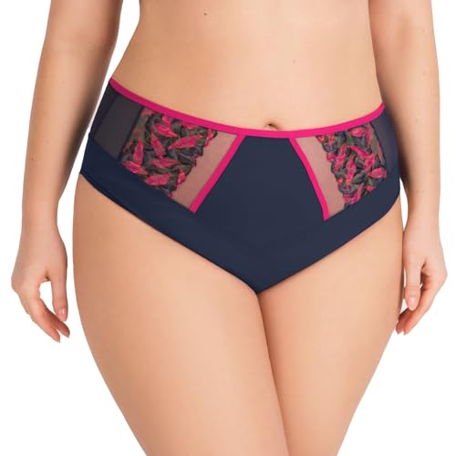Slip brésilien K791 Gorsenia Kayla culotte dentelle noire pour femme