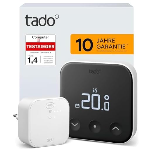 tado° Smartes Thermostat X – Starter Kit für Fußbodenheizung und Boiler, Steuerung per App und Smart Speaker (Alexa, Siri, Google Assistant), DIY Installation