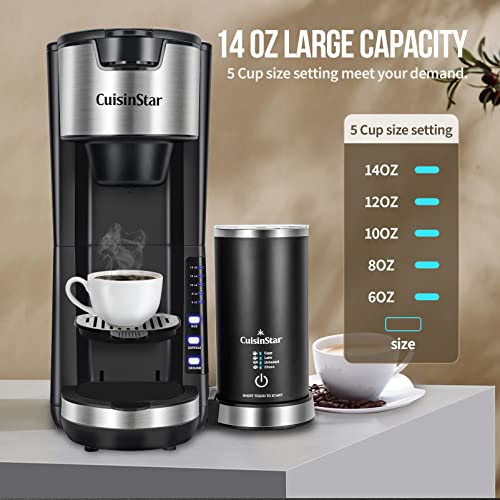 CuisinStar Coffee Maker With Milk 