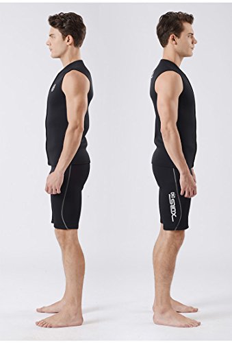 image for pandawoods Wetsuit top 3mm Thermal Sleeveless Neoprene Vest for Men Wo