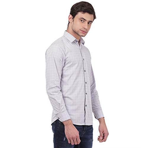 Image of TAHVO Men's Regular Fit Long Sleeves Cotton Formal Shirt