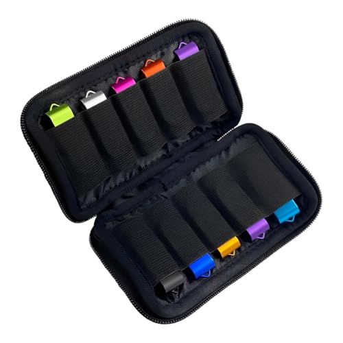 JUGUTA Bolsa De Almacenamiento Para Unidad Flash Usb, Organizador Accesorios De Electrónicos Usb, Estuche Organizador De Memoria Usb Portátil, Bolsa Pequeño Disco U Con 10 Ranuras Para Memoria Usb