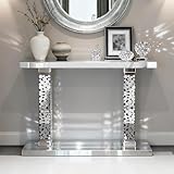 Emballage robuste : l'emballage de cette table de console a été amélioré et tombé à plusieurs reprises par nous, ne vous inquiétez pas des dommages. Si vous le souhaitez, veuillez nous contacter via Amazon et nous vous fournirons certainement une solution satisfaisante