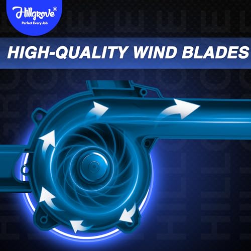 Image of Hillgrove BlueElectric Air Blower and Suction Dust Cleaner for AC /Computer /Home with Air Blower Machine Gun Dust Cleaning Forward Curved Air Blower (Corded Vacuum) (800 Watt)