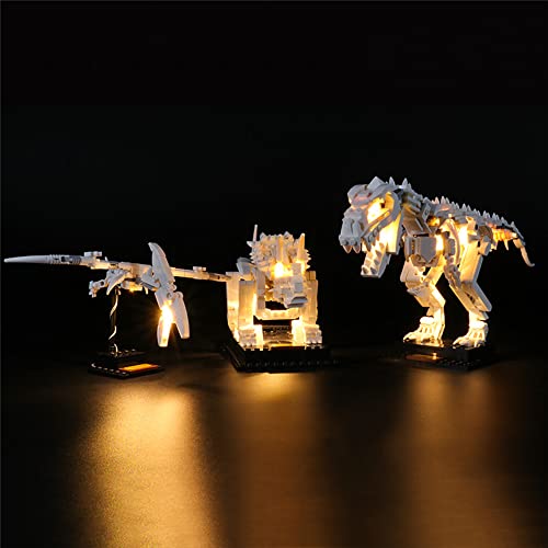 GEAMENT LED Light Kit Compatible with Lego Dinosaur Fossils - Lighting Set for Ideas 21320 Building Model (Model Set Not Included) -  21320D