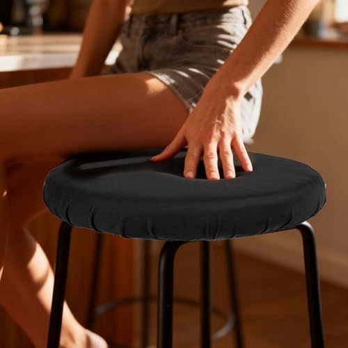 Housse de tabouret ronde premium pour hôtel et cuisine