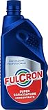 Fulcron Super Sgrassatore Concentrato 1 l, spray per tutte le superfici igienizzante, per ogni tipo di sporco, pulizia profonda professionale universale, profumato