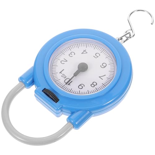 Portable Luggage Weight Scale with Hook High Precision Digital Handheld Spring Scale for Travel and Home Use Blue Compact Bag for Accurate Weighing