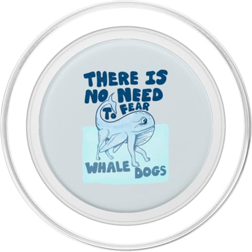 Chien baleine drôle créature fantaisie surréaliste PopSockets PopGrip pour MagSafe – vue 2