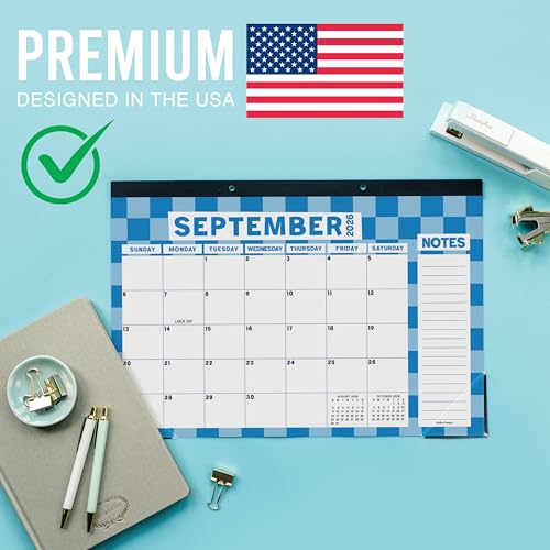 Image of Hadley Designs Large Teacher Desk Calendar 2026-2027 - Desktop Calendar 2026, 18-Month Academic Desk Calendars for School, Home & Office, Cute Classroom Must Haves, Back to School Teacher Gifts