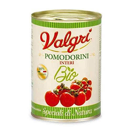 POMODORINI AL NATURALE 400 Gr BIOLOGICO - Cartone 12 Pezzi
