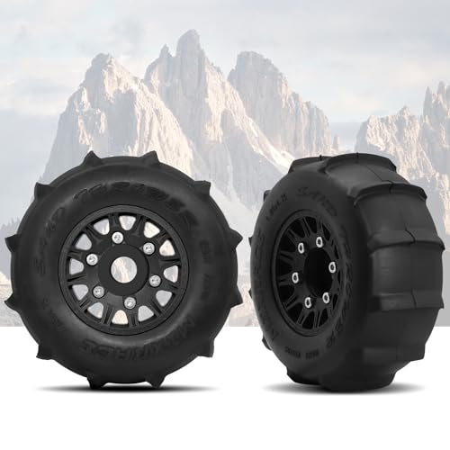 OGRC 12mm/14mm/17mm Hex Truck Tires RC Wheels and Tires Snow Tires Desert Tires for 1/10 Scale Arrma Senton Tires Slash Tires Axial Redcat Rc4wd RC Car - 4PCS