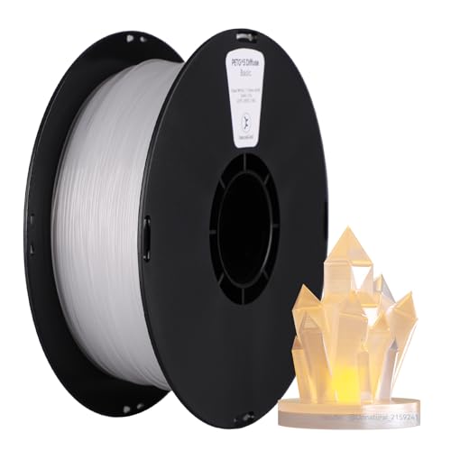 Filament kexcelled PETG Biały Przezroczysty (WHITE TRANSPARENT)