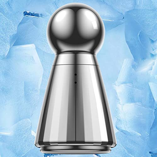 MERIGLARE Massageador de resfriamento facial portátil, martelo frio, remoção de rugas, levantamento