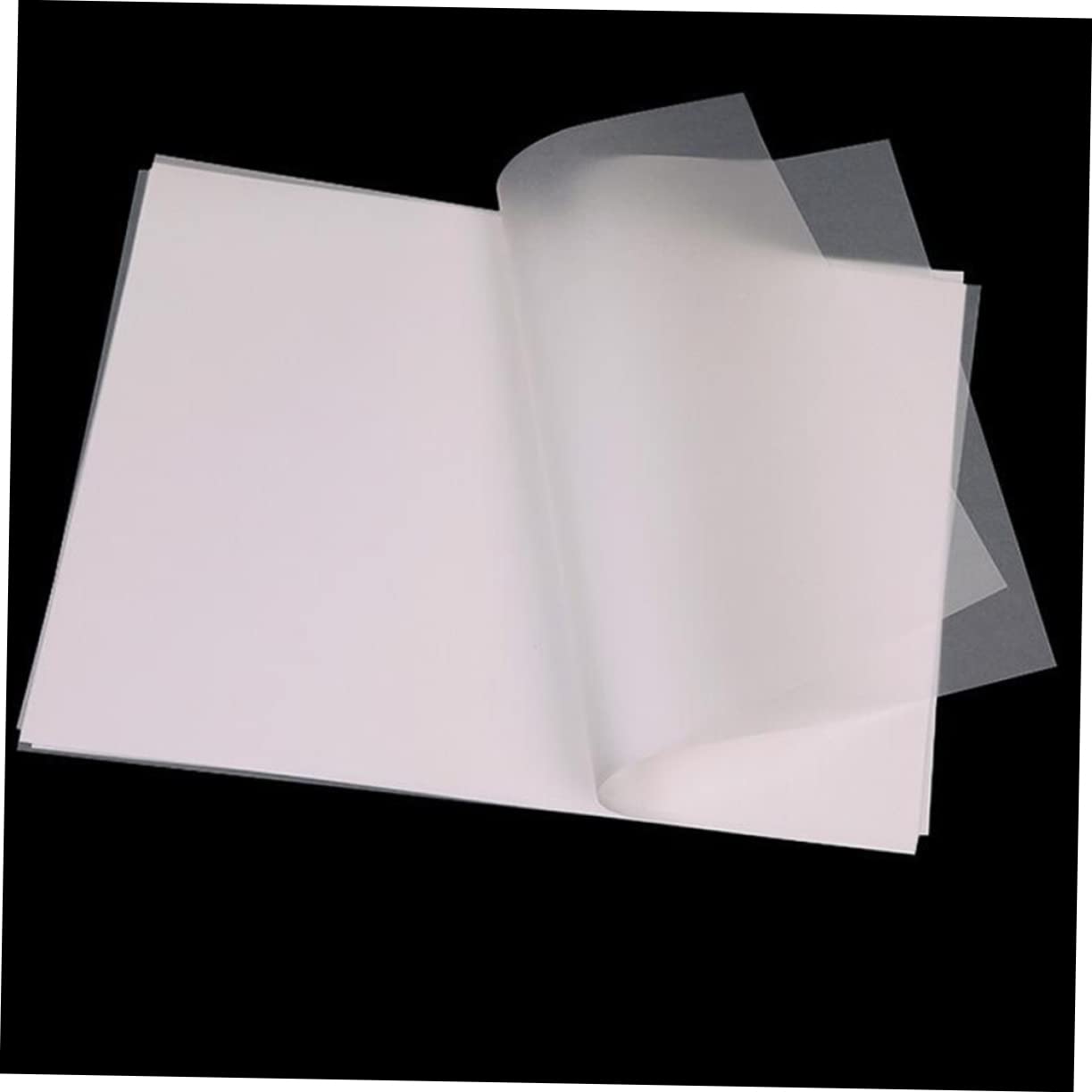 STOBOK Carta da Disegno Traslucida, 100 Fogli Spessi per Tracciatura, Calligrafia e Uso in Industria Grafica Carta Bianca Resistente