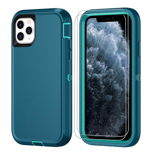 Coque iPhone 11 Pro Max intégrale verte pour éliminer bris et rayures