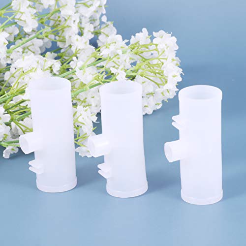 Yardwe – 20 peças de bebedouro de galinha – tubos de água para pássaros, cachimbos em T – Suprimento