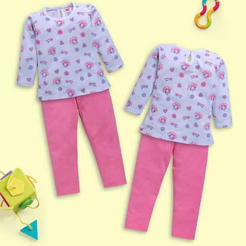 Image of LuvLap Baby-Girls F /S Girls Top & Pyjama Set