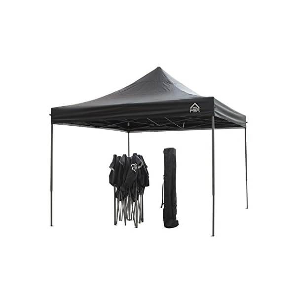 All-Seasons-Gazebos-3x3m-Heavy-Duty-Fully-Waterproof-Pop-up-Gazebo-With-Accessory-Pack-Black All Seasons Gazebos 3x3m Heavy Duty Fully Waterproof Pop up Gazebo With Accessory Pack - Black