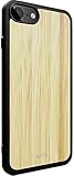 iATO iPhone 7/8 Wooden Case - Real Bamboo Wood Grain Premium Protective Shockproof Slim Back Cover - Unique, Stylish & Classy Snap on Thin Bumper Accessory Designed for iPhone 7/8