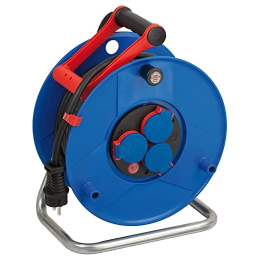 Brennenstuhl Garant kommersiella/byggarbetsplatser-kabeltrumma 25 m H07RN-F 3G2,5 svart