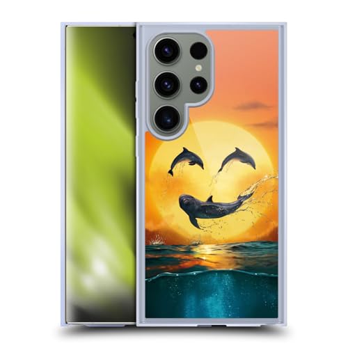 Coque Samsung S24 Ultra MagSafe Dauphins Vincent HIE pour la Mer