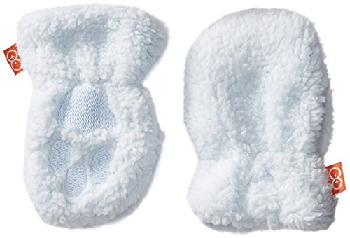 Magnificent Baby Baby Boys' Magnetic Smart Little Bear Fleece Mittens, Blue Sorbet, 12-18 Months