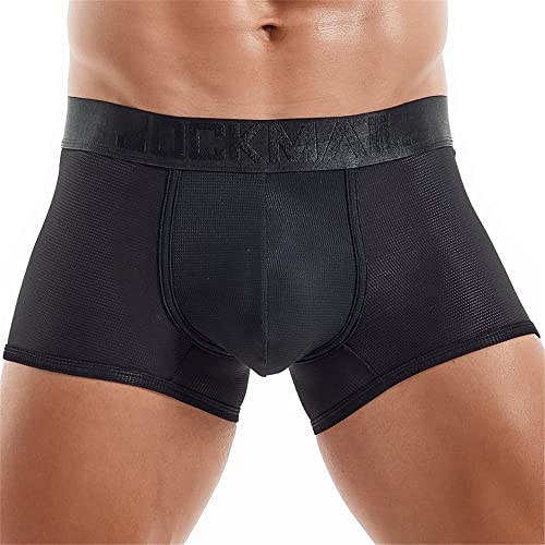JOCKMAIL Mens Boxer Shorts Underwear Wide Belt Mens Underwear Trunks Boxerbriefs Men underpants