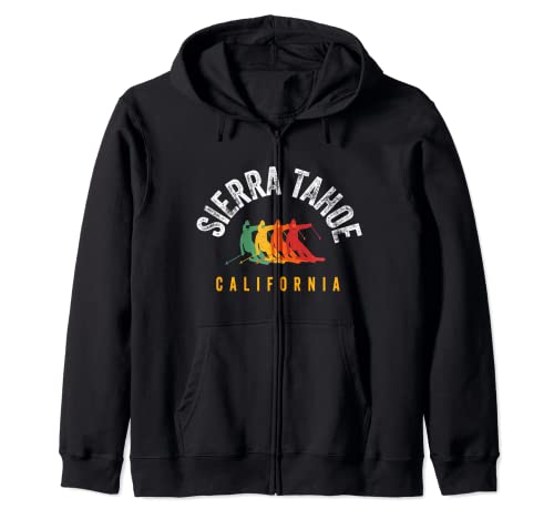 Sierra California Tahoe Ski CA Invierno Cali Snowboard Sudadera con Capucha