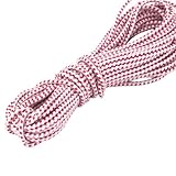 Chenxi Studio Weiche elastische Kordel für hautfreundliche und Kleidungsherstellung, rundes Gummiseil für bequeme Haar-Accessoires und Nähen, handgefertigte Schmuckgummis