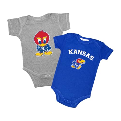 Image of Two Feet Ahead 2 Pack Baby Bodysuits – Officially Licensed Infant Bodysuit Set