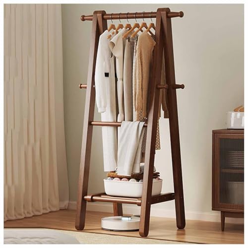 Accesorios para el hogar, Perchero Industrial de pie con Ganchos y Zapatero, Capacidad de Carga de 100 kg, para dormitorios, Salones y pasillos: 60/80/100/120 c