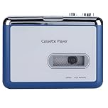Bluetooth Cassette Player, Auto Reverse Walkman Portable Cassette Tape Player, Tape Player Bluetooth Output to Headphone Speaker, with Headphone